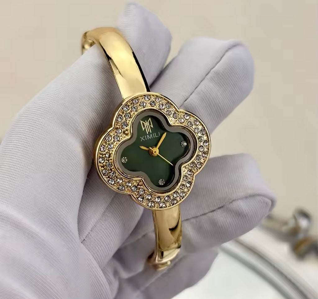 Green Clover Jewelry Watch Bracelet
