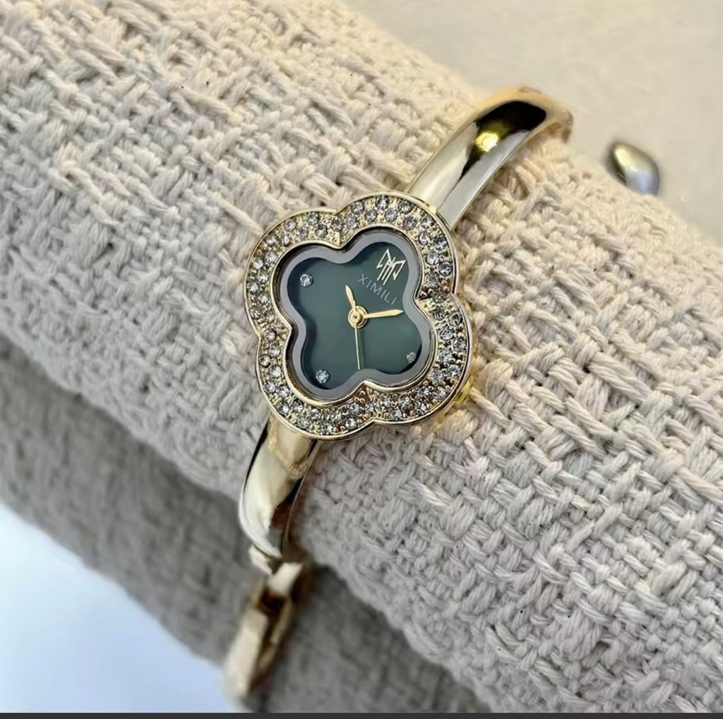 Green Clover Jewelry Watch Bracelet
